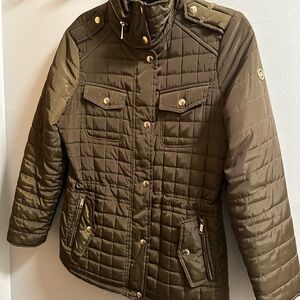Michael Kors Olive Quilted Jacket